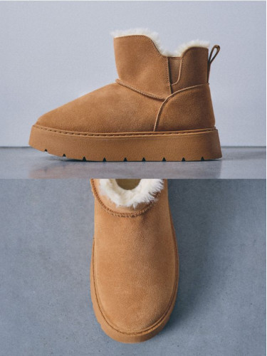 Mohito - Кожени боти - кафяво