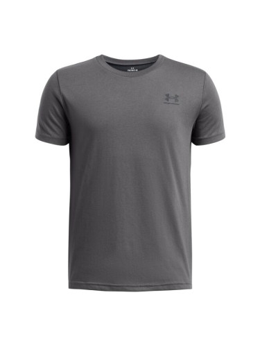 Under Armour SPORTSTYLE Тениска за момчета, сиво, размер M