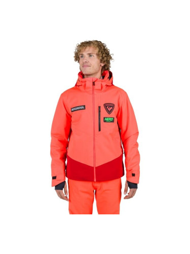 Rossignol HERO BLACKSIDE Мъжко скиорско яке, червено, размер
