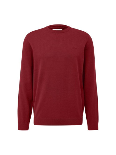 s.Oliver RL KNITTED PULLOVER NOOS Мъжки пуловер, винен, размер