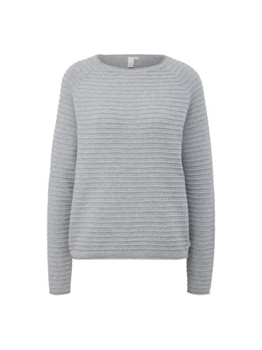 s.Oliver QS KNITTED PULLOVER NOOS Дамски пуловер, сиво, размер