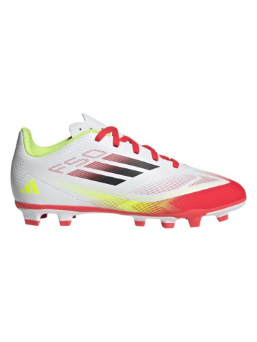 adidas F50 CLUB FG/MG J Детски футболни бутонки, бяло, размер