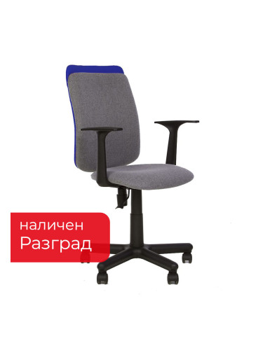 Стол Victory дамаска сив/син