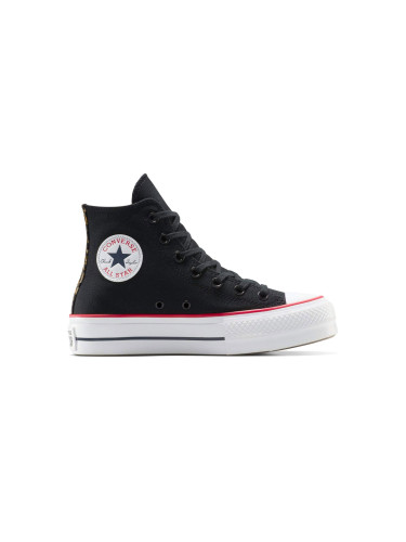 Converse Chuck Taylor All Star Lift Platform Leopard Black A14533C Жени - Спортни обувки Converse - Черен - A14533C-4.5 - Size: 4.5