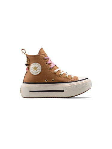 Converse Chuck Taylor All Star Lift Double Stack Жени - Спортни обувки Converse - Кафяв - A18867C-5 - Size: 5
