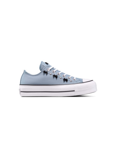 Converse Chuck Taylor All Star Lift Platform Bows & Studs Black A15449C Жени - Спортни обувки Converse - Черен - A15449C-4 - Size: 4