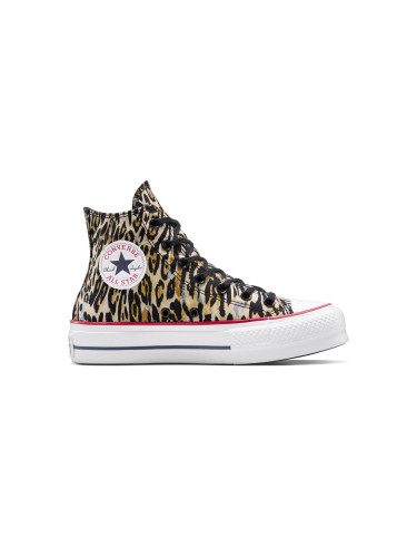 Converse Chuck Taylor All Star Lift Platform Leopard Black A15462C Жени - Спортни обувки Converse - Черен - A15462C-4.5 - Size: 4.5