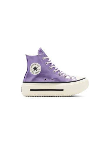 Converse Chuck Taylor All Star Lift Double Stack Metallic Жени - Спортни обувки Converse - Лилав - A15163C-4.5 - Size: 4.5