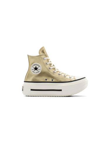 Converse Chuck Taylor All Star Lift Double Stack Metallic Жени - Спортни обувки Converse - Gold - A15164C-4 - Size: 4