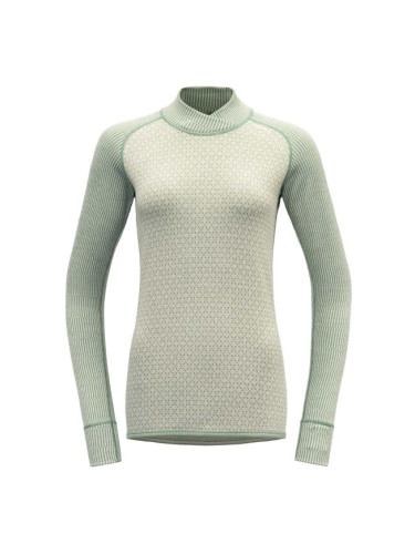 Devold KVITEGGA Дамска двулицева тениска, светло-зелено, размер