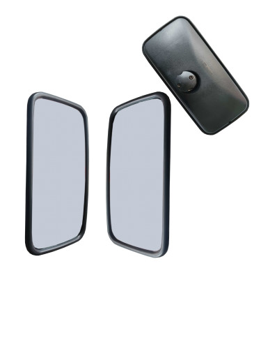 Комплект от 2 бр. универсални външни странични огледала за обратно виждане 384 mm x 190 mm за камион автобус строителни и селскостопански машини 