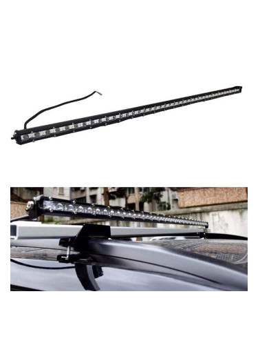 112см 126W Slim Слим Едноредов Мощен Led Bar Лед Диоден Бар Прожектор 12-24V  HAL227
