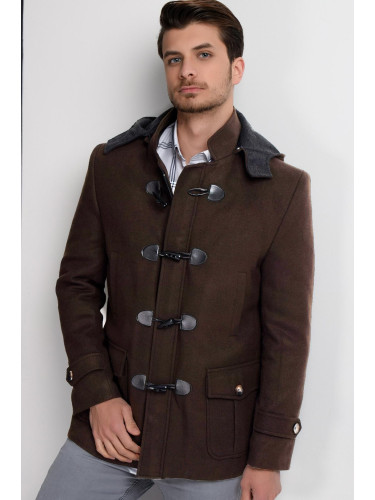 Мъжко палто, кафяво
