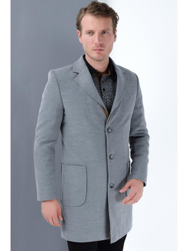 PLT8384 DEWBERRY MEN'S COAT-GREY-2