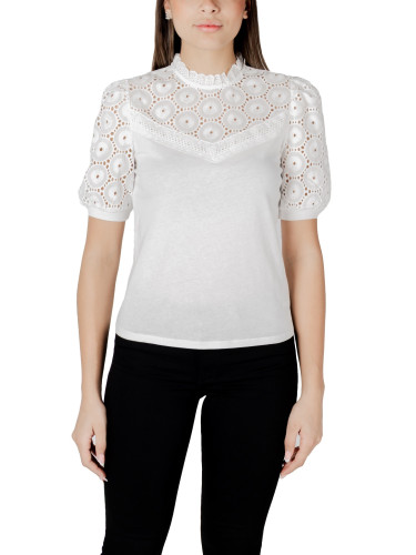 Бяла дантелена блуза Morgan De Toi