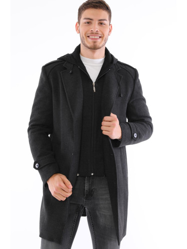 PLT9401 DEWBERRY MEN'S COAT-ANTHRACITE