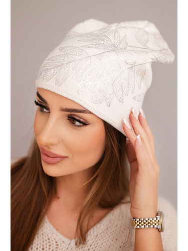 Дамска зимна вълнена шапка Kesi с двойна периферия