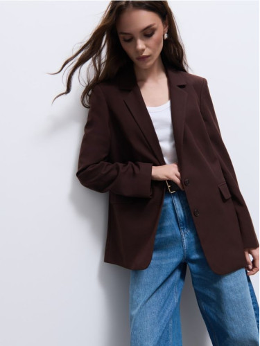 Mohito - Oversize сако - тъмно кафяво