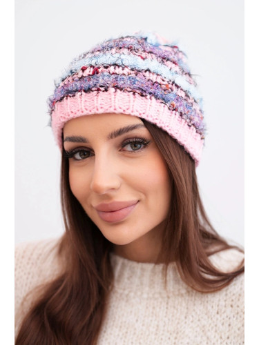 Дамска зимна шапка с декоративни кристали