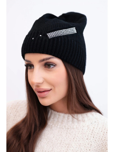 Дамска зимна шапка с кристали Kesi K399