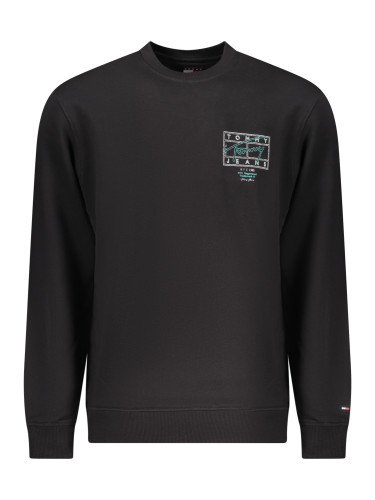 Черен пуловер Tommy Jeans