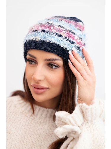 Дамска зимна шапка Кеси с декоративни кристали
