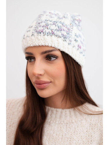 Дамска зимна шапка с декоративни кристали