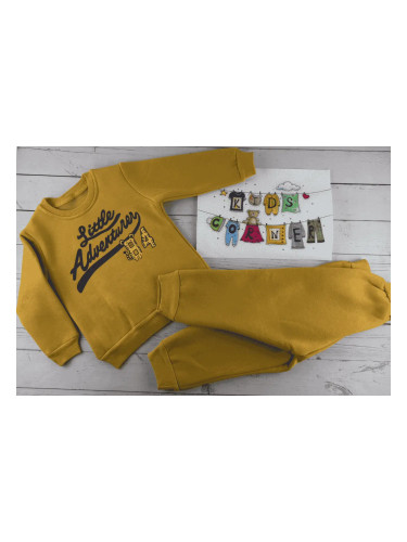 Комплект за момче от две части Little Adventurr Жълт