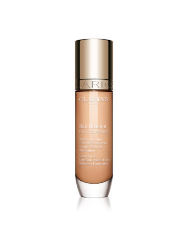 Clarins Skin Illusion Hydrating Foundation високо покривен фон дьо тен цвят 102.5C 30 мл.