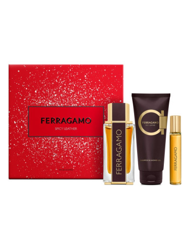 Ferragamo Spicy Leather подаръчен комплект за мъже