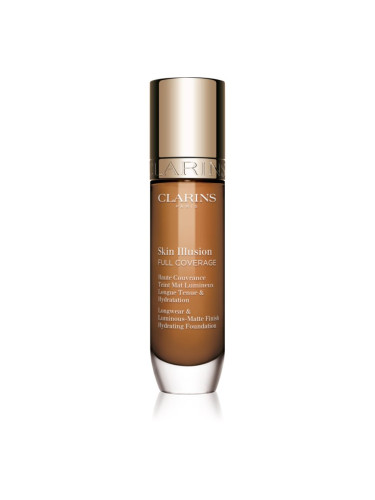 Clarins Skin Illusion Hydrating Foundation високо покривен фон дьо тен цвят 118.3W 30 мл.