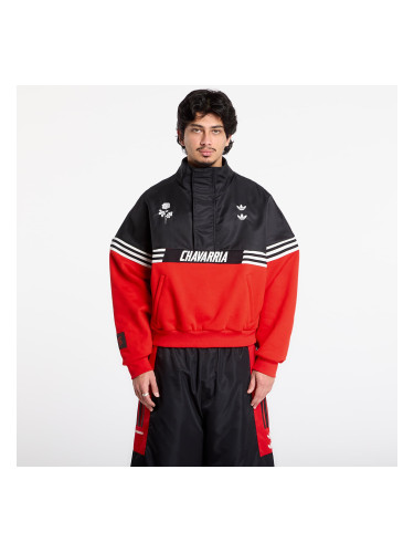 Суитшърт adidas x Willy Chavarria Gomez Halfzi Black/ Red M