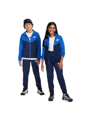 Nike SPORTSWEAR Детски спортен комплект, тъмносин, размер
