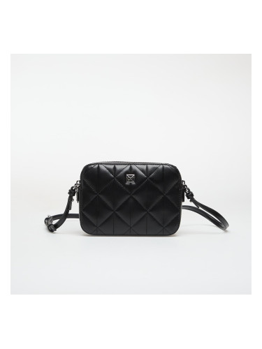 Calvin Klein Quilted Double Zip Camera Bag Black Universal