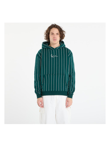 Суитшърт Karl Kani Small Signature Essential Pinstripe Hoodie Green S