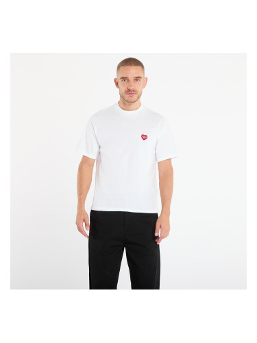 Тениска Carhartt WIP W' S/S Heart Patch T-Shirt UNISEX White/ Red XS