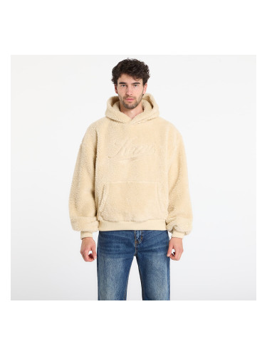 Суитшърт Karl Kani Cursive Varsity Teddy Os Hoodie Beige S