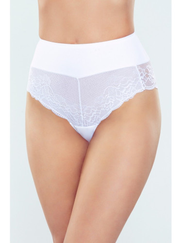 Дантелени бикини с висока талия в бял цвят VIONA