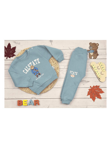 Комплект за бебе момче от две части CALSTATE синьо