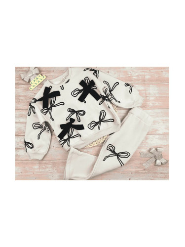 Комплект от две чати за момиче с панделки