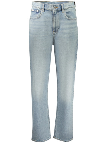 Дамски прави дънки светло сини