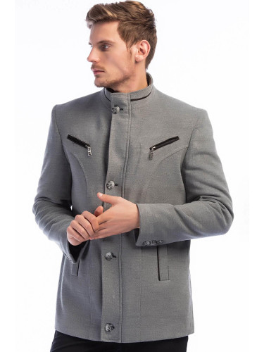 Мъжко палто, сиво