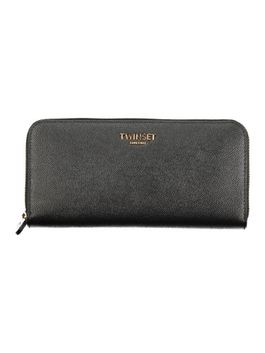 Елегантен черен портфейл Twinset