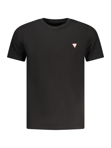 Черна мъжка тениска с къс ръкав