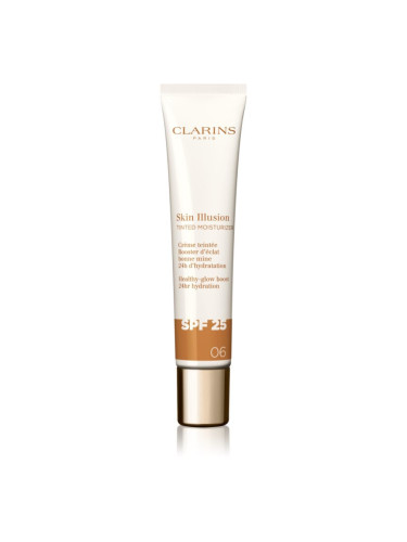Clarins Skin Illusion Tinted Moisturizer тониращ крем SPF 25 цвят 06 40 мл.