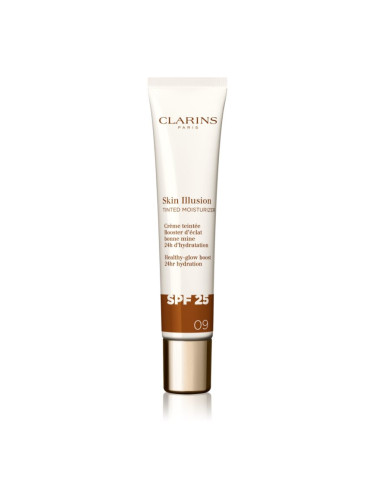 Clarins Skin Illusion Tinted Moisturizer тониращ крем SPF 25 цвят 09 40 мл.