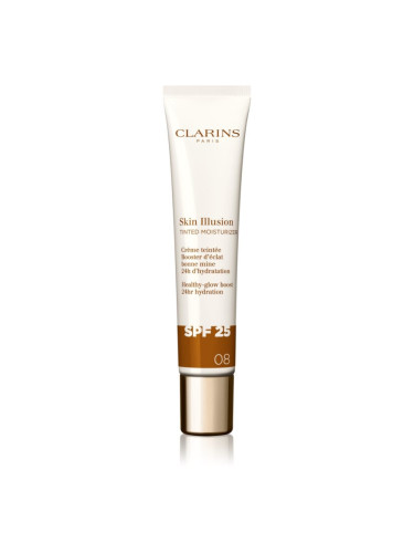 Clarins Skin Illusion Tinted Moisturizer тониращ крем SPF 25 цвят 08 40 мл.