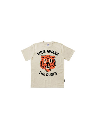 The Dudes Wide Awake Classic T-Shirt Light Brown Мъже - Тениски The Dudes - Светло кафяв - 10025067-L - Size: L