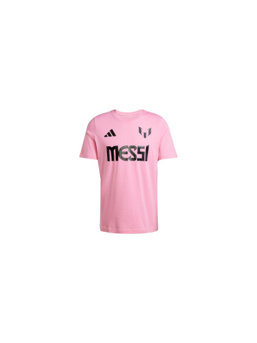 adidas Messi Name and Number Graphic Tee Мъже - Тениски adidas Performance - Розов - JM3550-M - Size: M