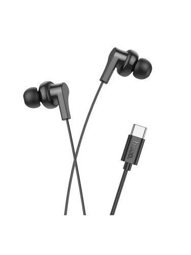 Слушалки HF Hoco M114 USB-C, Черни